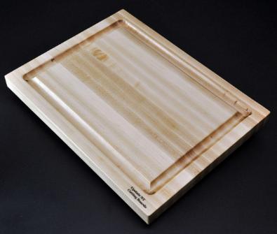 Maple Cutting Board 12x16x1.25 with juice groove image 1