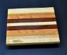 Mixed hardwood Cutting Board with Padauk 8.5 x 10 x .75 - 3 image 1